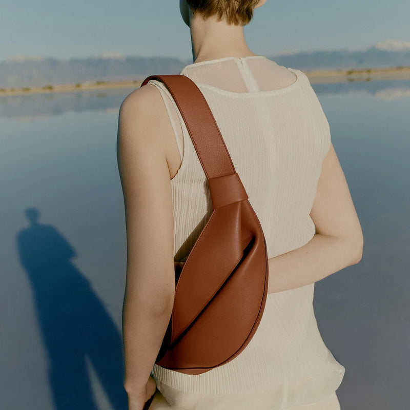 Capacity pillow shaped personalized niche travel smooth crossbody bag