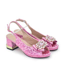 Shoe and Bag Set for Party in Women Ladies Shoe and Bag Set Latest Designers Rhinestone Elegant Shoes