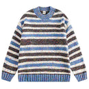 Men Sweater Striped Pullover Knitted Jumpers Hip Hop Streetwear Sweaters for Man