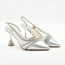 Bag Set Ladies Shoe with Matching Bag Set Rhinestone Designer Shoes Women Luxury Pumps