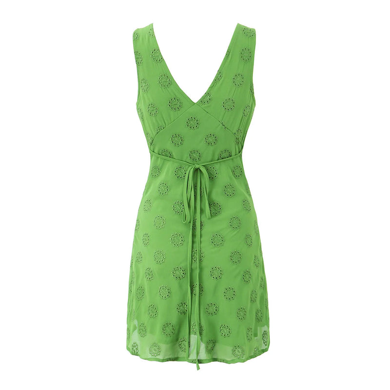 mini dresses Summer outfit one pieces dresses for women tank dress luxury party dresses embroideryed
