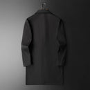 Men Spring summer thin Double Breasted British Wind Business Casual trench coat