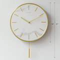 Nordic Wall Clocks Minimalist Marble Home Design Coffee Shop Wall Clocks Advanced Home Decor
