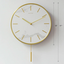 Nordic Wall Clocks Minimalist Marble Home Design Coffee Shop Wall Clocks Advanced Home Decor