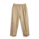 Casual Pants Tapered Two-color Zipper Fly Straight Trousers for Men's Autumn