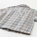 Summer Children's Clothing Leisure Breathable Boys' Set Top with Ripped Denim Shorts Two Piece Set