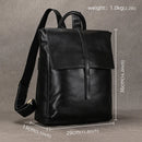 Genuine Leather Men Backpack Male Business Laptop Daypack