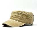 Summer Military Hat Big Head Man Large Size Pure Cotton Army Flat Cap