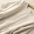 Elegant Dresses Women Summer Lantern Sleeve Casual Loose Sundress