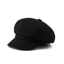 Women Berets Cap For Women Spring Summer Striped British Cap Ladies Hat