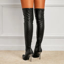 Women Over the Knee Boots Pole Strippers Ladies Shoes