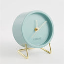 simple and creative decoration clock living room bedside decoration silent pointer