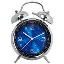 Loud Alarm Clock for Heavy Sleepers Adults Retro 4.5 Inch Silent Quartz with Backlight Twin Bell Analog Kids Alarm Clocks