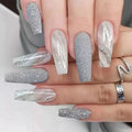 24-piece Long Minimalist Flash Finger nail