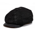 Black flat cap on a white background, Obroi
