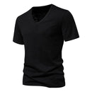 Summer T Shirt Men Casual Cotton Basic T-shirts Breathable Top Tees