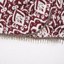 Women With Beading Tassel Back Zipper A-Line Mini Skirt Female Chic Lady Skirts