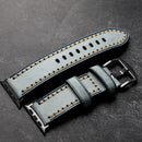 Handmade Genuine Leather Watchband Vintage Style For Apple Watch Ultra S8 S9 Head layer 49MM 45MM Italian