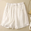 Summer Loose Versatile Thin Drawstring Waist-hugging and Slimming Women Shorts