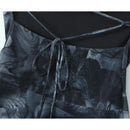 Backless Mesh Dress Women Spaghetti Strap Female Summer Dresses