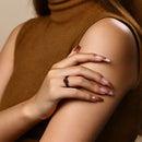 925 Sterling Silver Round Cut 6.5 Moissanite Ring for Women Man Halloween Christmas Personality Fine Jewelry