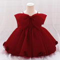 Baby girl pink sweet dress with girl dress and textured girl's clothing suitable for parties