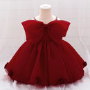 Baby girl pink sweet dress with girl dress and textured girl's clothing suitable for parties