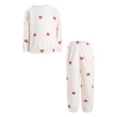 Kids Girls Boys Fleece Pajama Set Sleepwear Children Outfits Nightwear Pullover