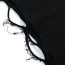 Solid Mens Hole Destroyed Loose T Shirt Spring Streetwear Cotton Sweat Shirt Tops