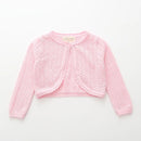 Spring and Autumn Girls Hollow Shawl Coat Simple and Versatile Knitted Shirt