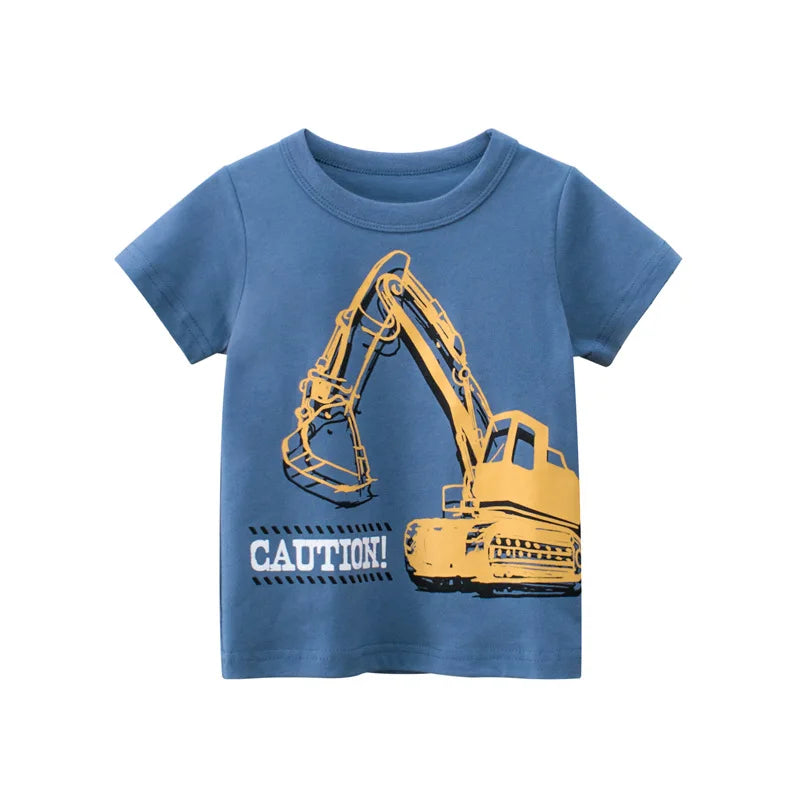Boys Sets Summer Children's Clothing Fashion Short Sleeve Cotton Tops Sport Shorts Kid Outfit