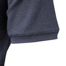 Cotton Waffle Henley T-Shirt for Men Solid Casual Short Sleeve Men's T-shirt Summer Designer Tops Tee Male