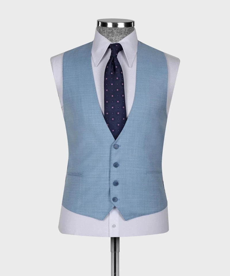 Male Blazer Costume Homme Mens Suits Blazer Sets Terno Masculino Slim Fit Business Elegant Dress Wedding Groom Prom Dress 3 Pcs