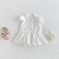 Kids Girls Summer Dress | Preppy Style Princess Dress for Children