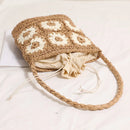 Women Shoulder Bags Paper Woven Lady Handbags Casual Handmade Summer Beach Bag Small Tote Purses