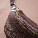 Retro waist pack small chest leather waist pack casual small waist pack outdoor small bag crossbody