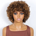 Short Pixie Curly Bob Wigs For Women Hair Full Glueless Clearance