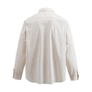 Beige striped shirt on a white background, Obroi