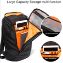 Men's Travel Bag Large Capacity Backpack Black Outdoor Storage