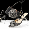 Design Shoes & Bag Coffee Color Women's Stiletto Shoes