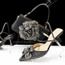 Design Shoes & Bag Coffee Color Women's Stiletto Shoes