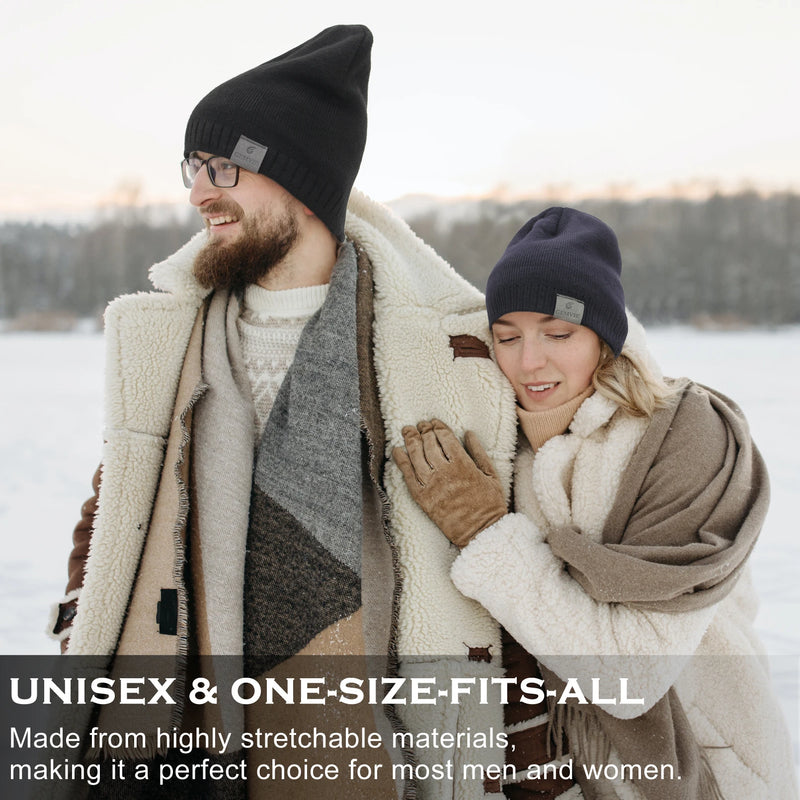 Winter Hats for Woman Man Beanie Caps Solid Warmer Bonnet Ladies Plush Casual Cap