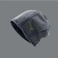 Autumn Winter Men's Retro Stacked Hat Versatile Knitted Chic Spliced Cap