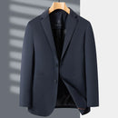 Men's Casual Suit Spring and Autumn Thin Business Slim-fit Solid Seamless Anti-wrinkle Small Suit Jacket
