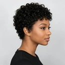 Kinky Curly Human Hair Short Wigs for Women Wig Human Hair