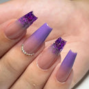 24pcs French Finished Nails Art Seamless Removable Nails Decoration Acrylic Press On Nails Tips