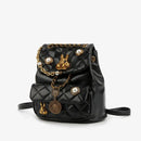 Luxury Capacity Ladies Double Shoulder Backpack Of The Season Spring Rabbit Decoration