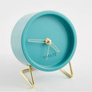 simple and creative decoration clock living room bedside decoration silent pointer