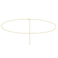 925 Sterling Silver Body Waist Chain Adjustable Body Belly Chain for Women Summer Jewelry