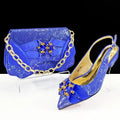Woman Party Shoes And Bags Set African Pumps Shoes With Matching Bag Set